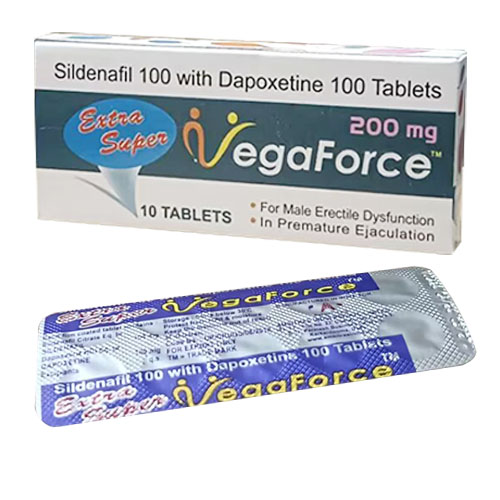 超級雙效威爾剛 藍蝌蚪雙效片 Vega Force 200mg 助勃增硬+持久延時雙效二合一