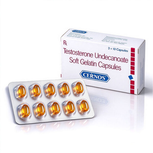 Cernos 40mg 十一酸睾酮口服軟膠囊 治療陽痿 性慾低下 雄激素補充劑 男性低睪酮調理